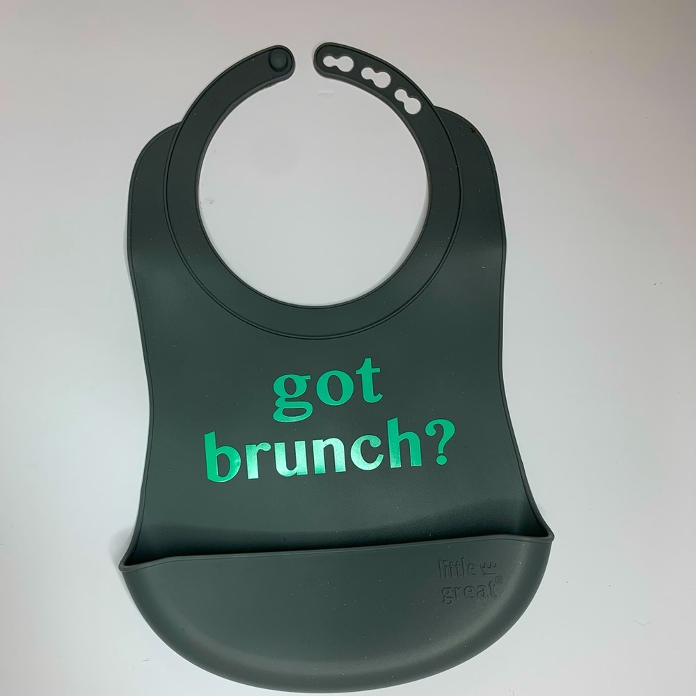 Little Great Silicon Bib